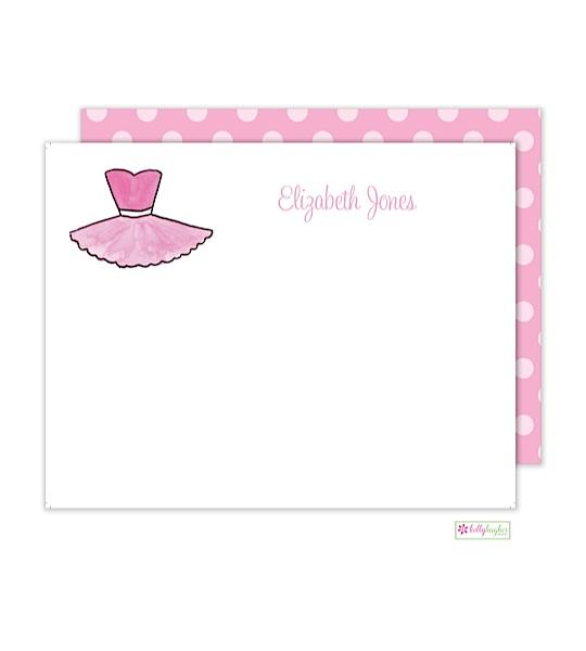 Tutu Cute Kids Flat Note Cards - Kelly Hughes Designs