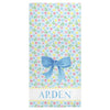 Blooms and Bows beach towel