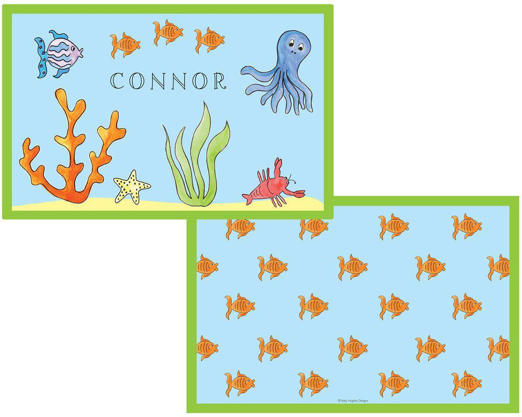 Under the Sea Kids Dinnerware - Kelly Hughes Designs
