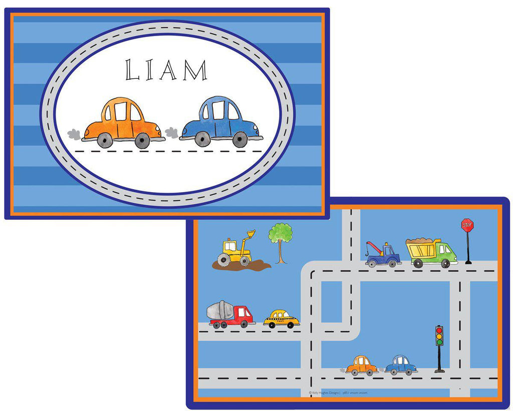 Vroom Vroom placemat - Kelly Hughes Designs