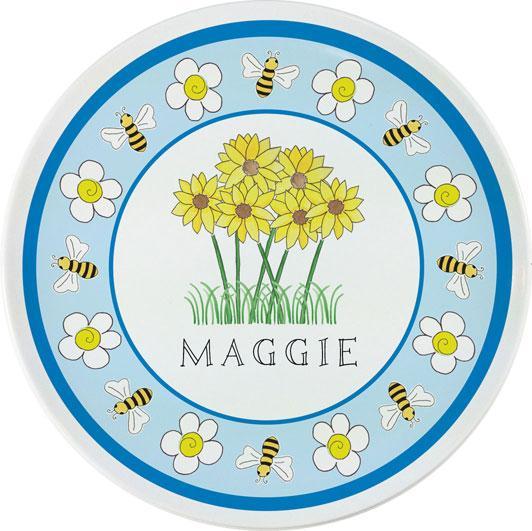 Wildflowers Kids Dinnerware - Kelly Hughes Designs