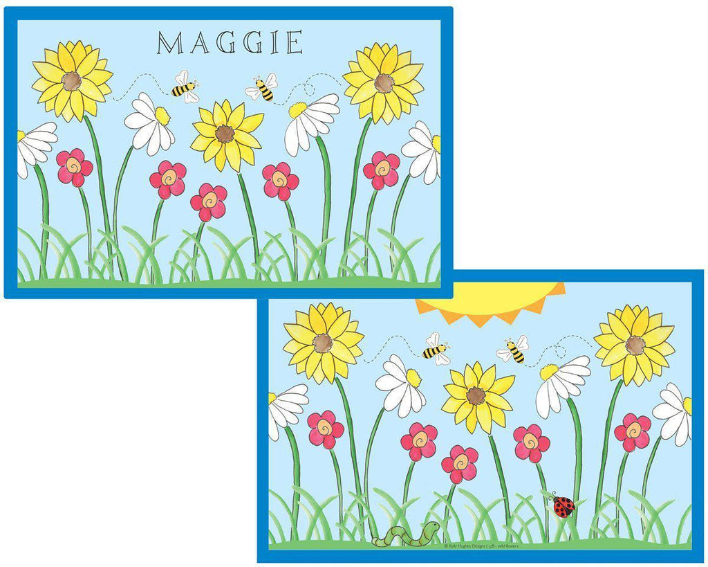Wildflowers Kids Dinnerware - Kelly Hughes Designs