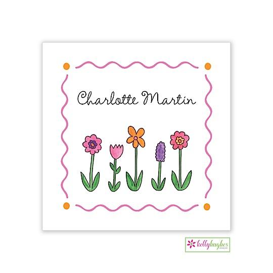 Wildflowers Kids Gift Stickers - Kelly Hughes Designs