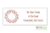 Winterberry address label - Kelly Hughes Designs