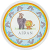 Zoo Friends Kids Plate - Kelly Hughes Designs